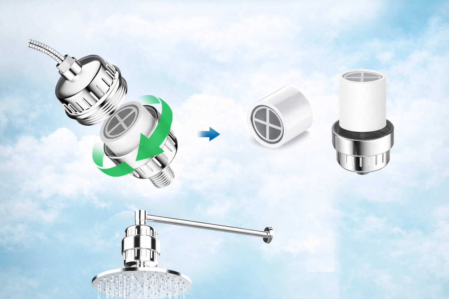 Hard Water Shower Filter