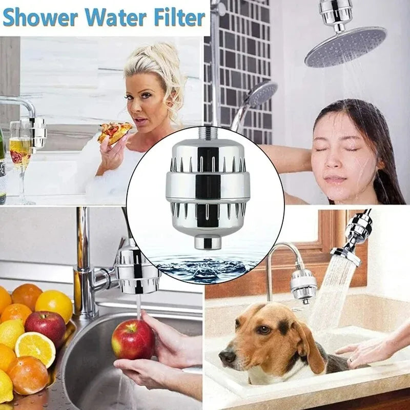 Hard Water Filter (Soft Skin & Hair Protection)